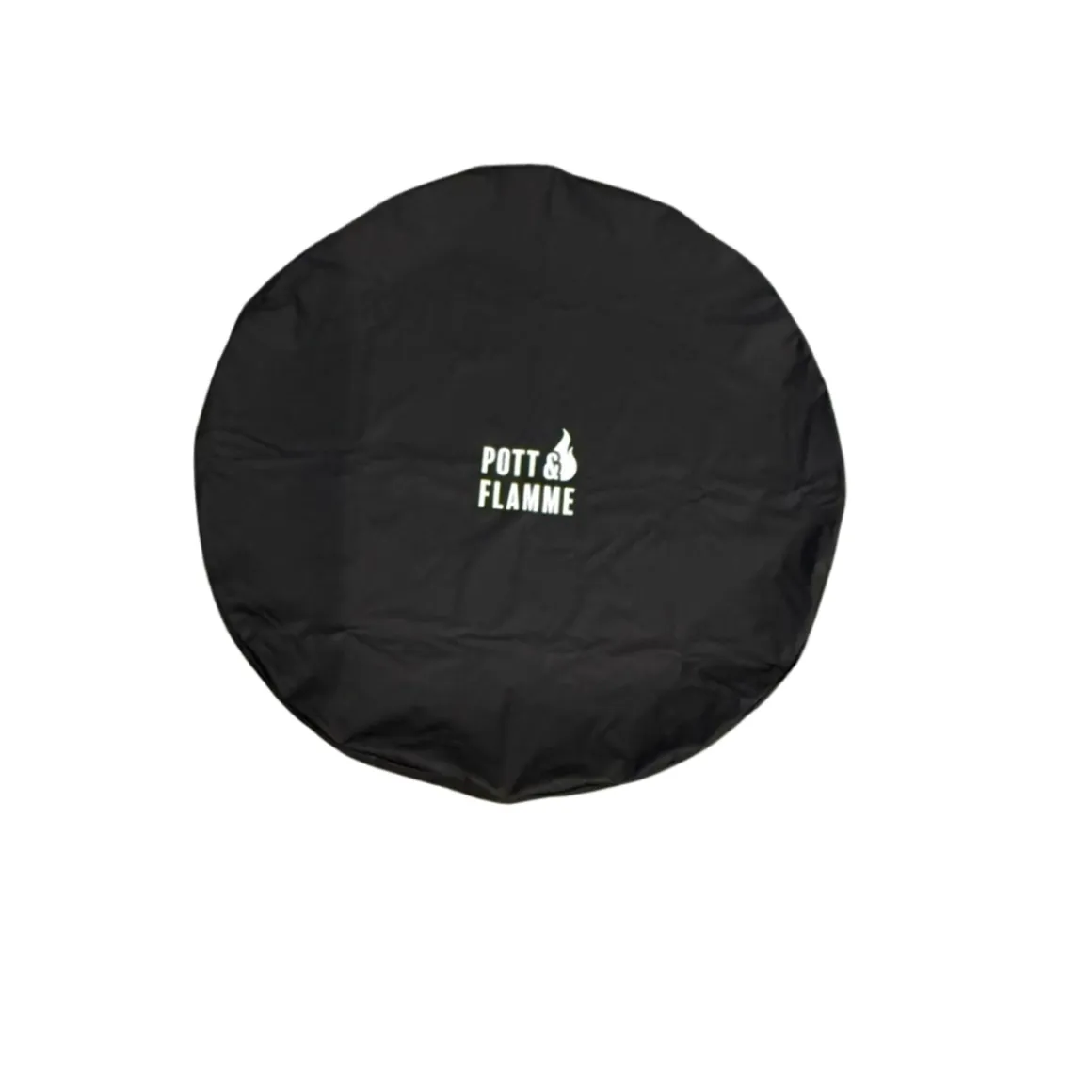 Abdeckhaube Feuerplatte Ø 100cm mit Druck Pott&Flamme