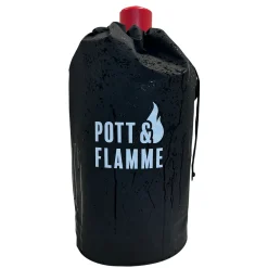 Abdeckhaube 5 kg Gasflasche mit Druck Pott & Flamme