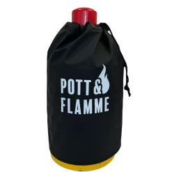 Abdeckhaube 5 kg Gasflasche  mit Druck Pott & Flamme