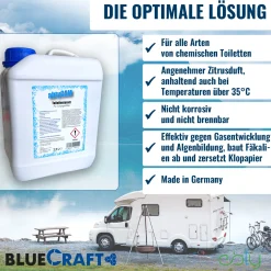 abtyCAM Toilettenzusatz 2,5 l Sanitärflüssigkeit für Campingtoiletten