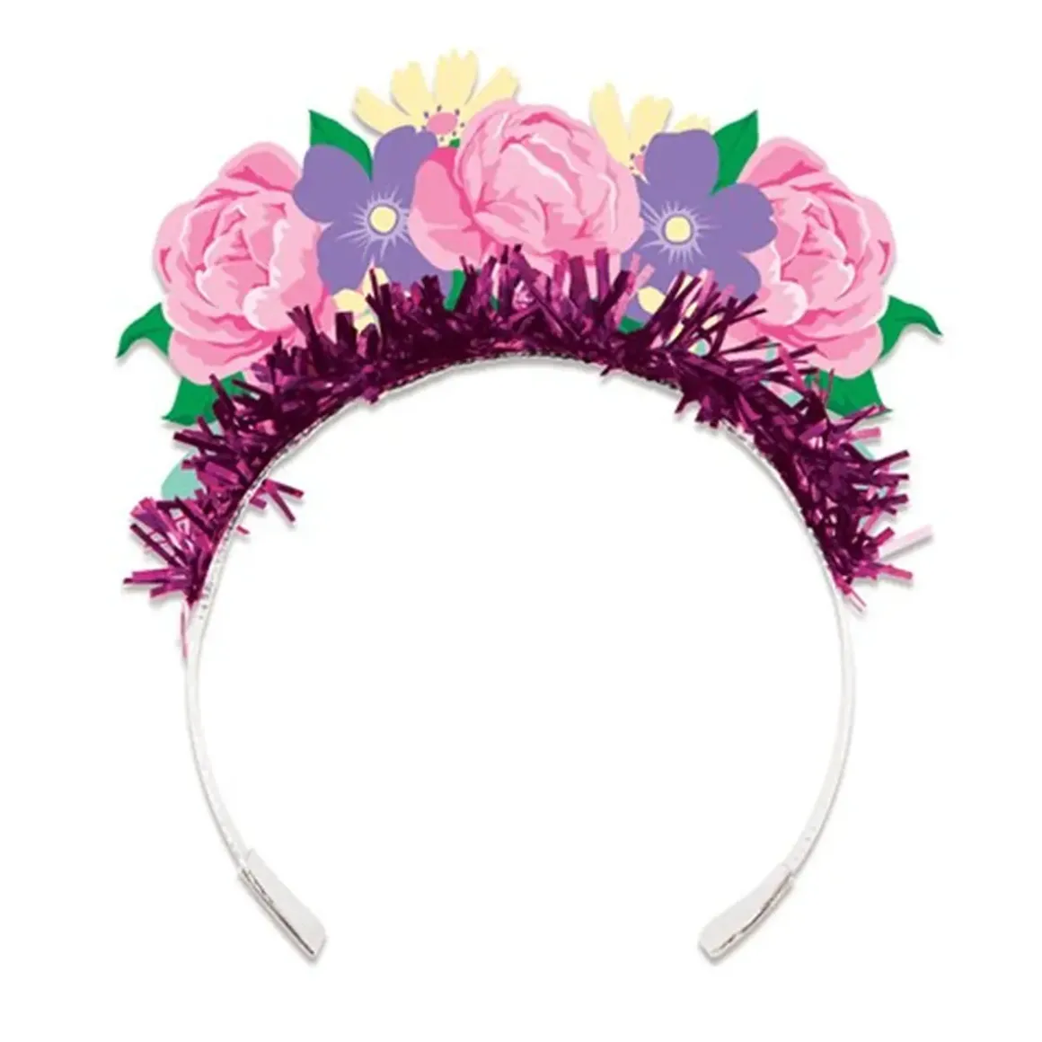 Accessoire:Haarband Floral Fairy mit Blumen 4 Stück