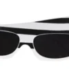 Accessoires: Showbrille Schwarz Weiß