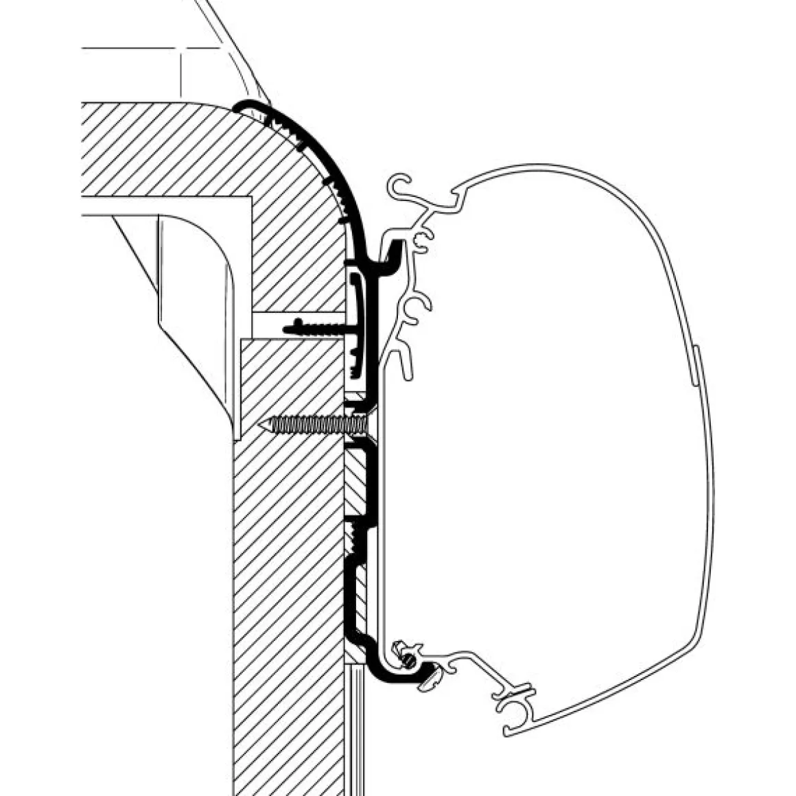 Adapter für Bürstner Ixeo T680 zu Omnistor