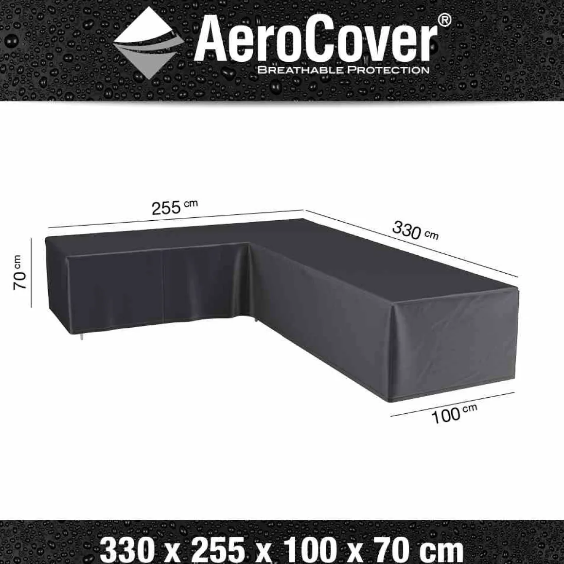 AeroCover Abdeckhaube Loungegruppe 255-330 x 100 x 70 cm