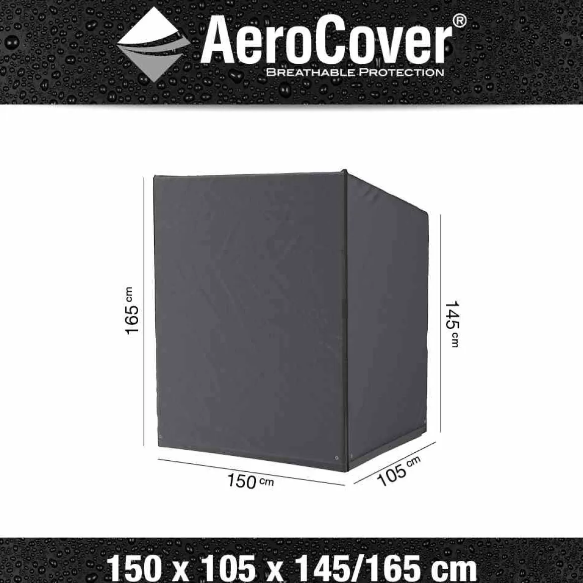 AeroCover Abdeckhaube Strandkorb XL 150x105x145 -165cm