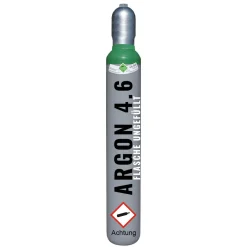 Argon 4.6 leere 10 Liter Gaslasche   Schweißargon - werksneu