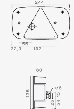 ASPÖCK Multipoint III  Rückleuchte rechts