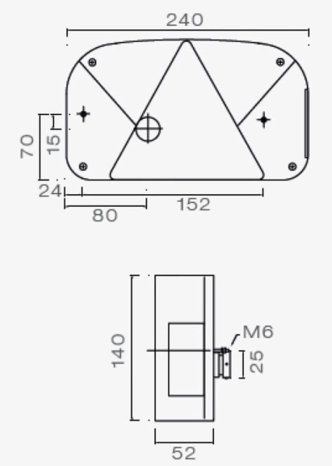 ASPÖCK Multipoint II Rückleuchte rechts 5 Funktionen