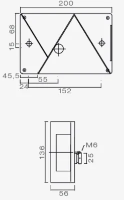 ASPÖCK Multipoint lV Rückleuchte links