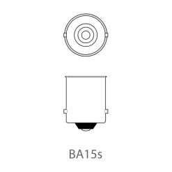 Autolampe 12 V / 21 W / BA15s - 2x