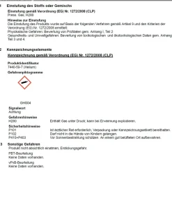 Ballongas Helium Einweg Flasche 30 -  Heliumflasche mit 30 Ballons