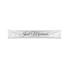 Banner: Just Married Größe: 300 x 60cm