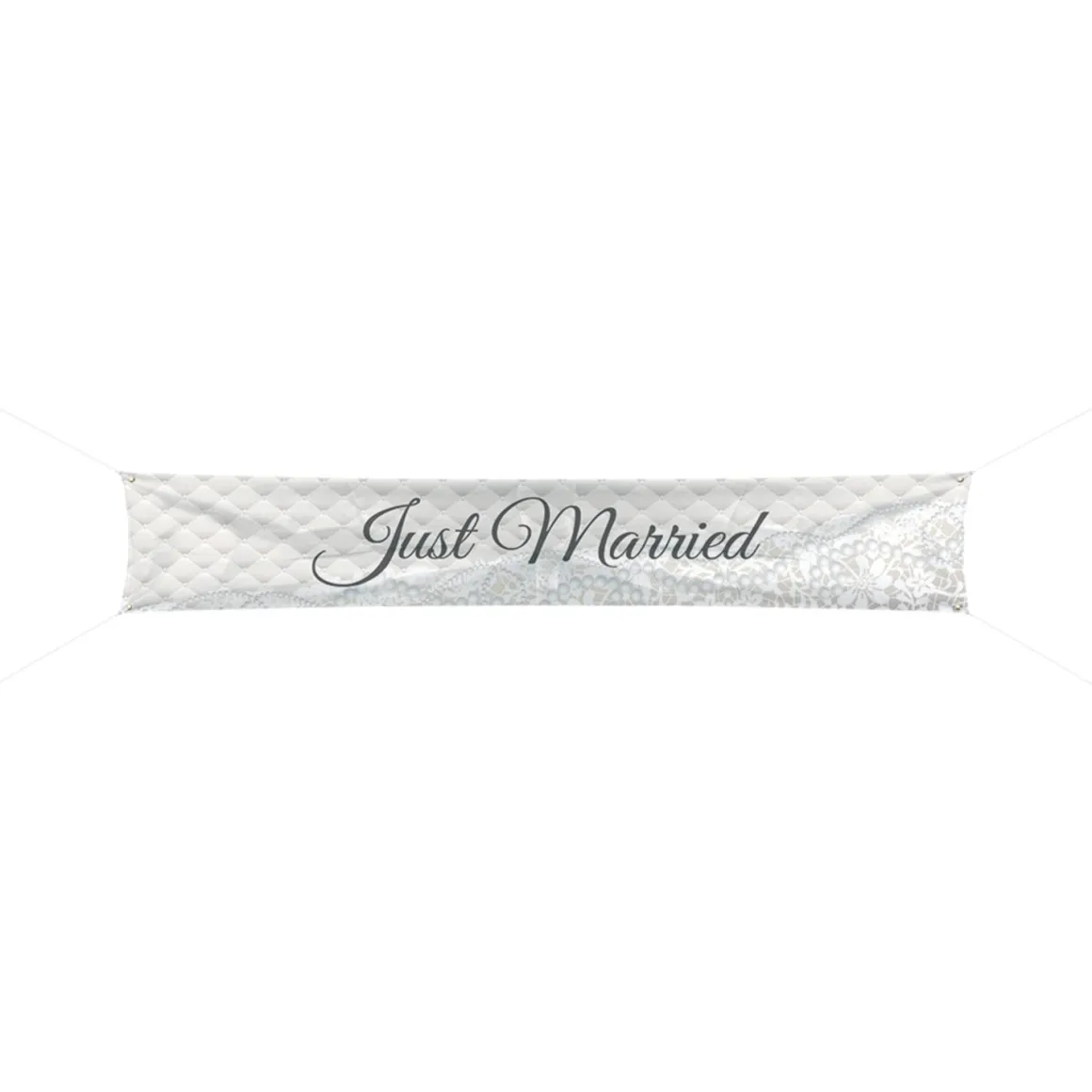 Banner: Just Married Größe: 300 x 60cm