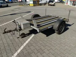 Barthau Motorradanhänger 1200 kg gebremst, gebraucht
