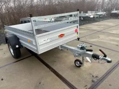 Böckmann Kastenanhänger 1350kg Profipaket mit H-Gestell und Seitenreling