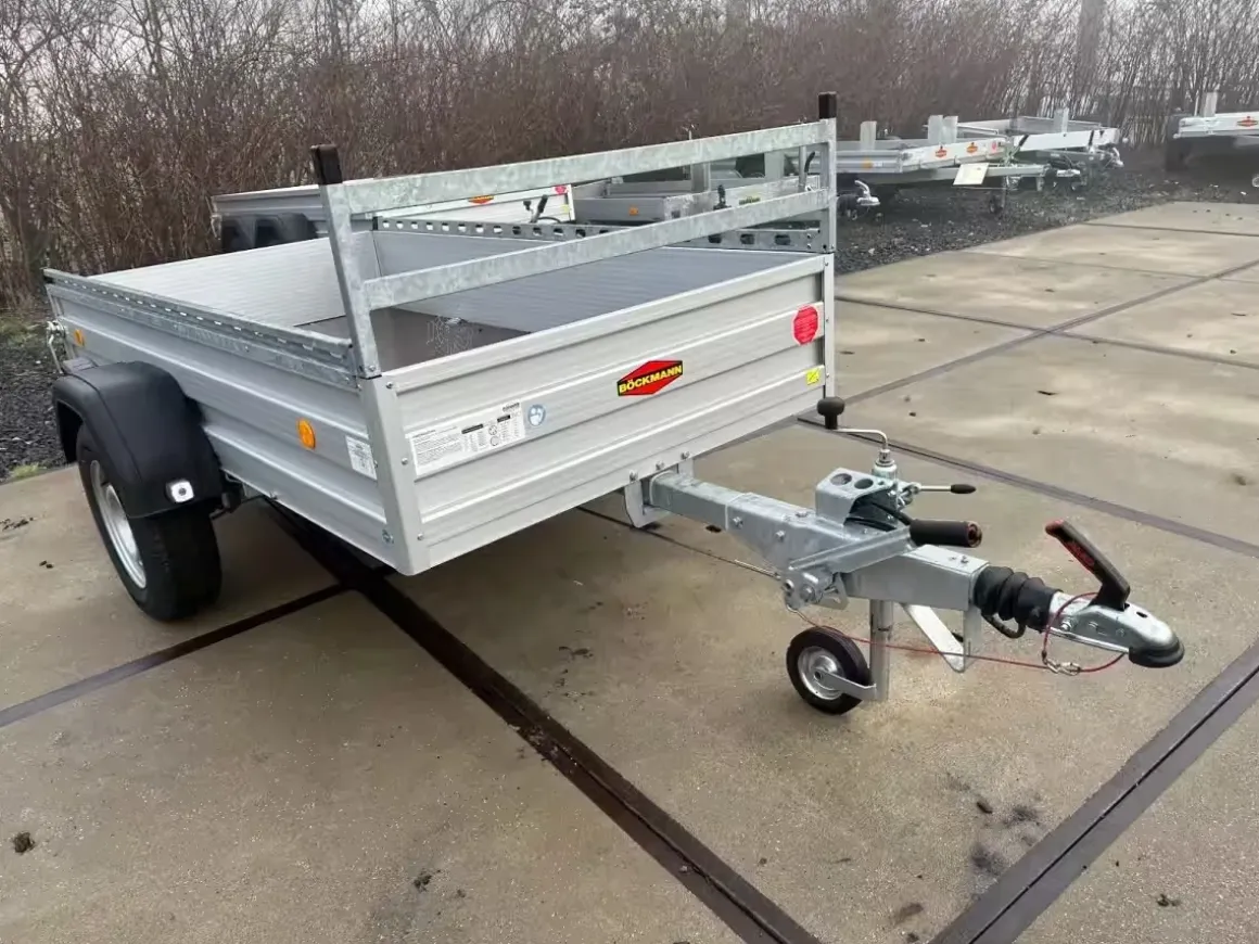 Böckmann Kastenanhänger 1350kg Profipaket mit H-Gestell und Seitenreling