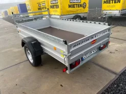 Böckmann Kastenanhänger 1350kg Profipaket mit H-Gestell und Seitenreling