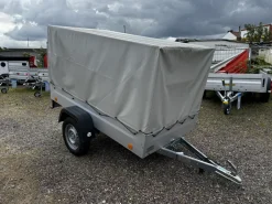 Böckmann TPV KD-EU2 LIGHT Kastenanhänger mit Hochplane kippbar - LH 1150mm 750kg