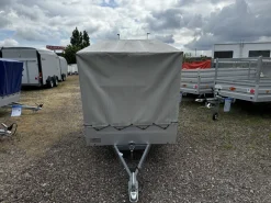 Böckmann TPV KD-EU2 LIGHT Kastenanhänger mit Hochplane kippbar - LH 1150mm 750kg