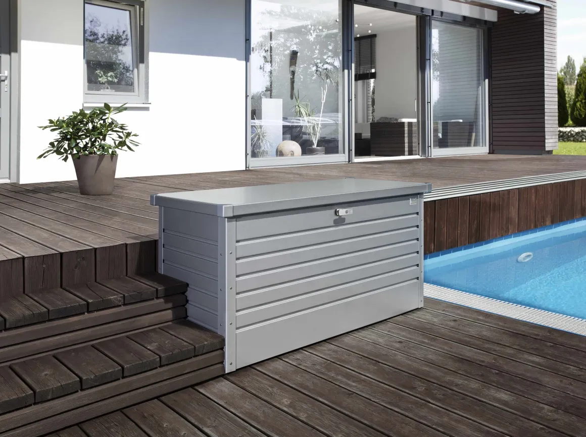 Biohort Freizeitbox 130 Silber-Metallic