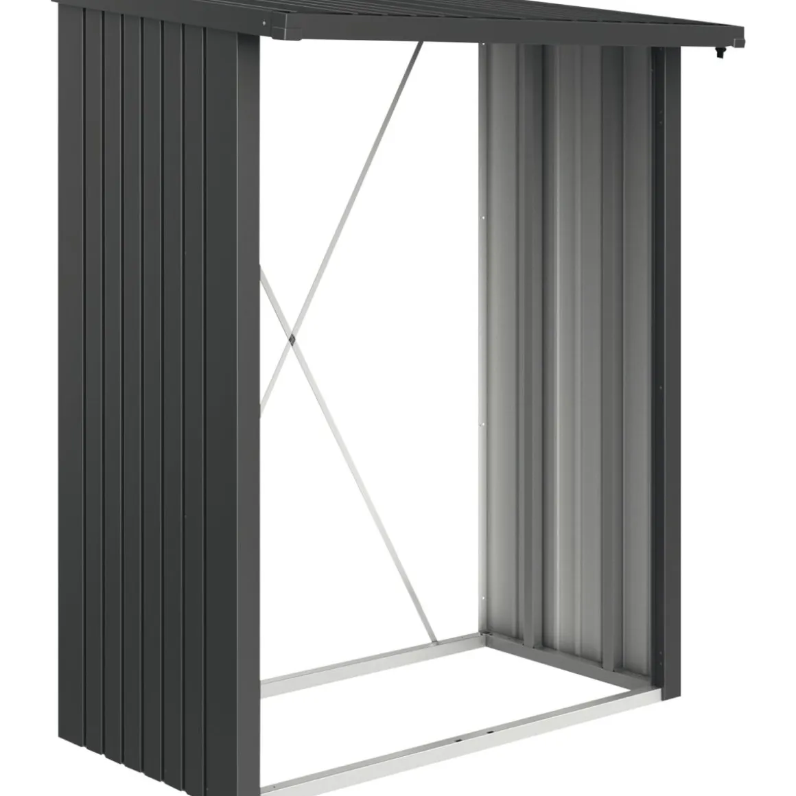 Biohort WoodStock 150 Holzlager dunkelgrau-metallic