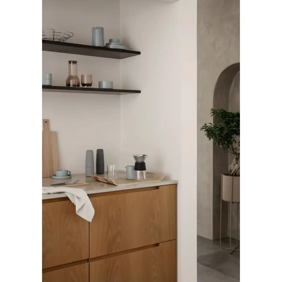 Blomus Set 2 Espressotassen PILAR Moonbeam 50 ml 4 tlg.