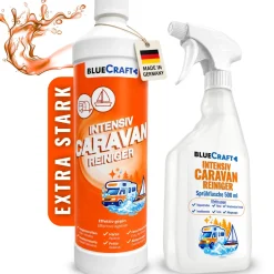 Bluecraft Caravan Intensivreiniger 1L - für Reisemobile und Boote mit Sprüh-Mischflasche 500 ml