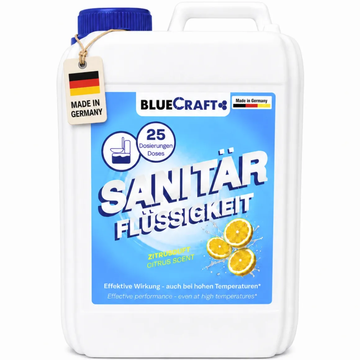 Bluecraft Sanitärflüssigkeit 2,5 l Toilettenzusatz für den Fäkalientank
