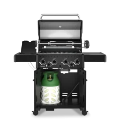 Broil King Gasgrill Crown 490 Shadow - 4 Brenner mit Seitenkocher