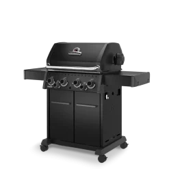 Broil King Gasgrill Crown 490 Shadow - 4 Brenner mit Seitenkocher
