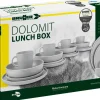 Brunner Geschirrset Lunch Box Dolomit White  16-teilig