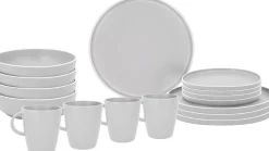 Brunner Geschirrset Lunch Box Dolomit White 16-teilig
