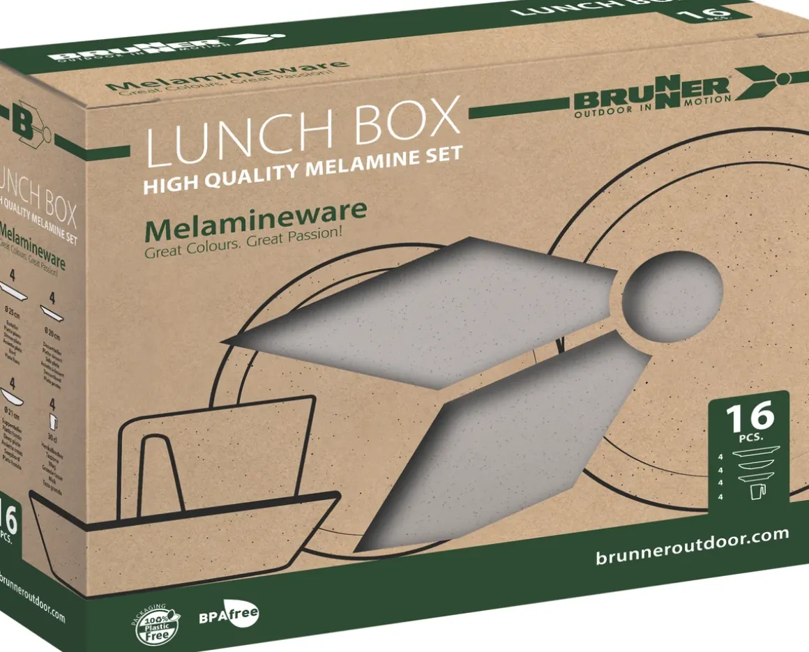 Brunner Geschirrset Lunch Box Compack 16-teilig