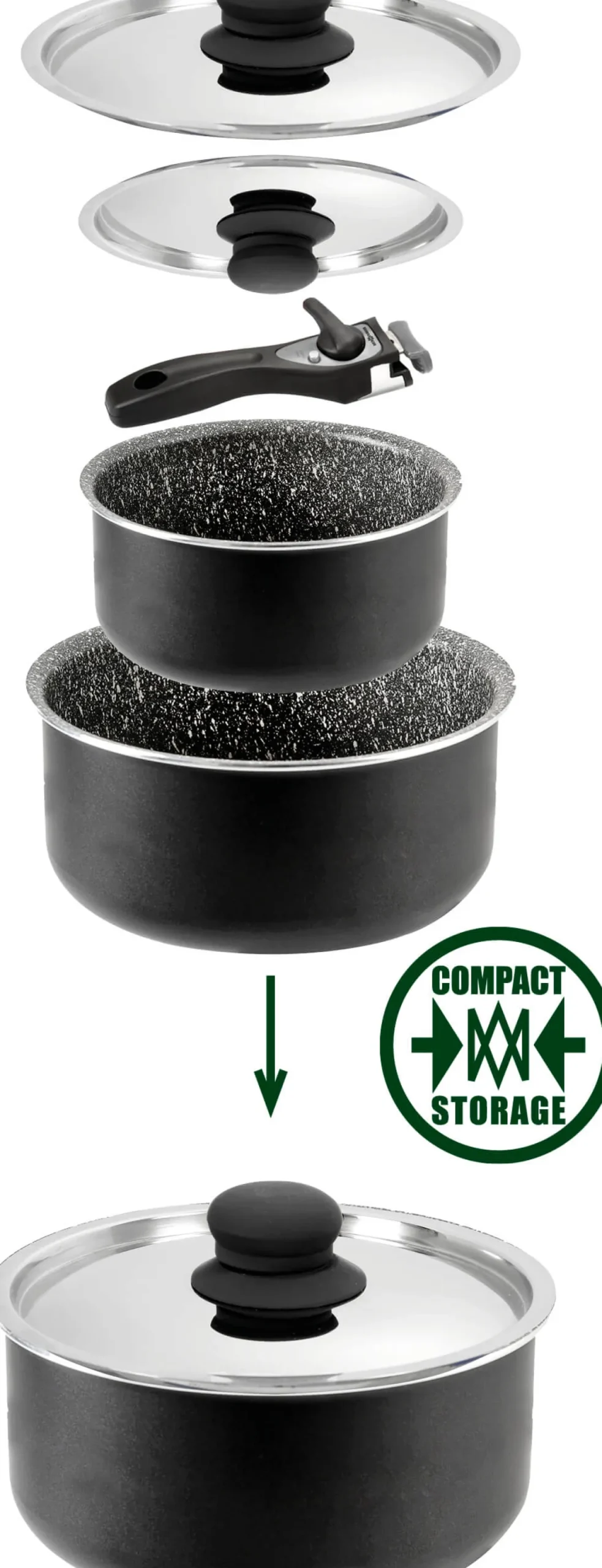Brunner Kochtopfset Pirate Pot 5 5 Tlg.
