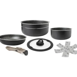 Brunner Pirate Spacemaster - Camping Topfset Ø22?cm, 7-teilig