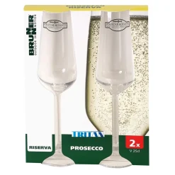 Brunner Proseccoglas 2er-Set Riserva