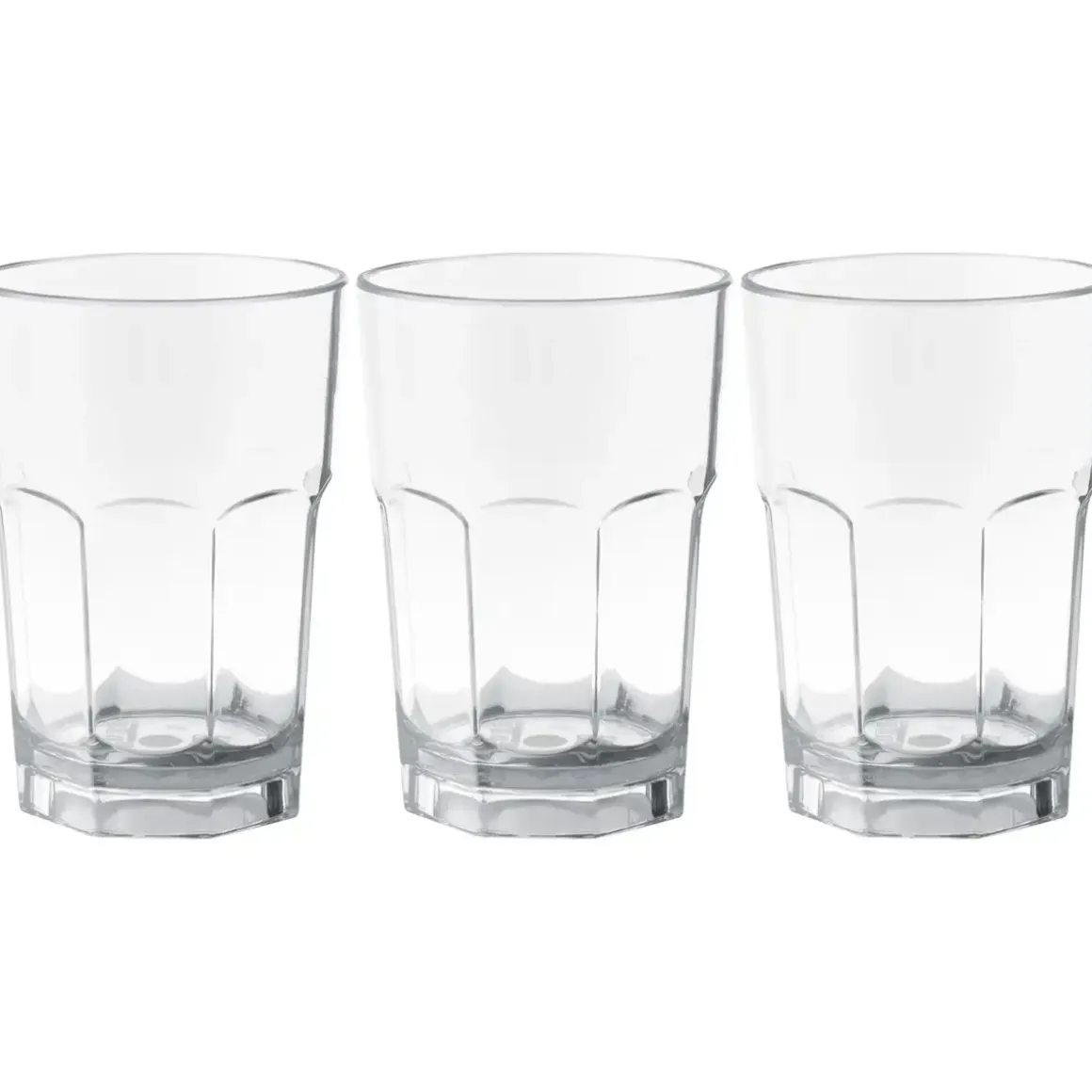 Brunner Trinkglas Octoglass 0,3 l 3 Stück
