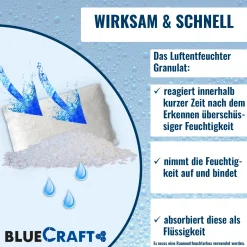 CAGO Raum Luftentfeuchter Box CA 70  mit 1kg Granulat Nachfüllbeutel