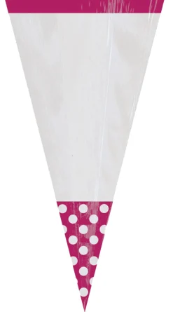Candy Buffet: Spitztüte mit Punkte, pink