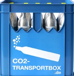 CO2 Kiste mit 15 x 425g Alu Zylinder gefüllt 425 g Kohlensäure Zylinder für ca. 60l Sprudel
