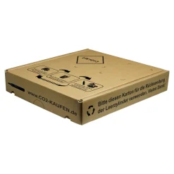 CO2 Zylinder Tauschbox  mit DHL Paketmarke für Rücksendung