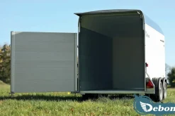 DEBON Roadster C500 Kofferanhänger 2000 kg  ALU mit Seitentür