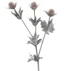 Decoris Blumen-Deko - Braun/Weiß