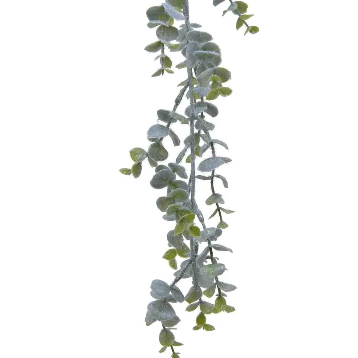 Decoris künstliche Eukalyptusgirlande 180 cm - mit Eiseffekt-Finish