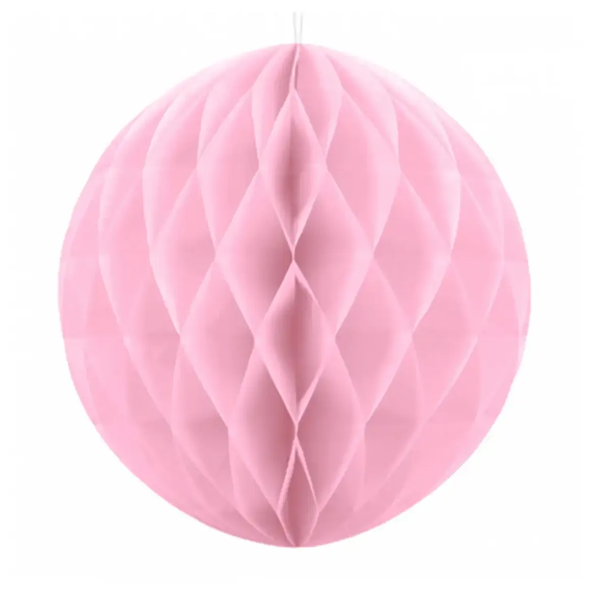 Deko: Wabenball XXL Rosa Größe: 30 cm
