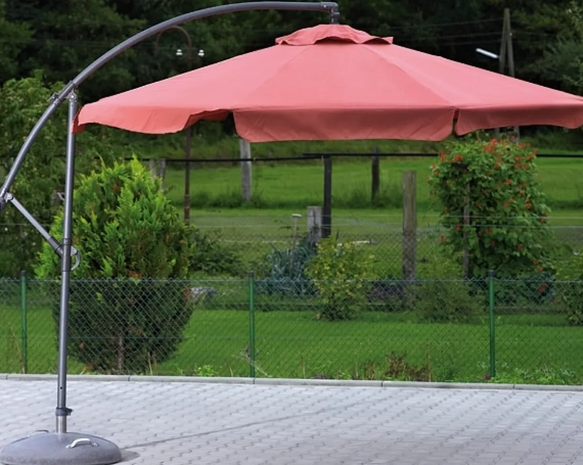 Delschen Schirmständer Beton Grau 90 Kg