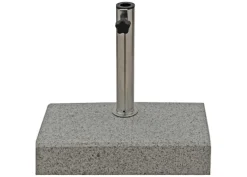 Delschen Schirmständer Granit  grau 23 kg