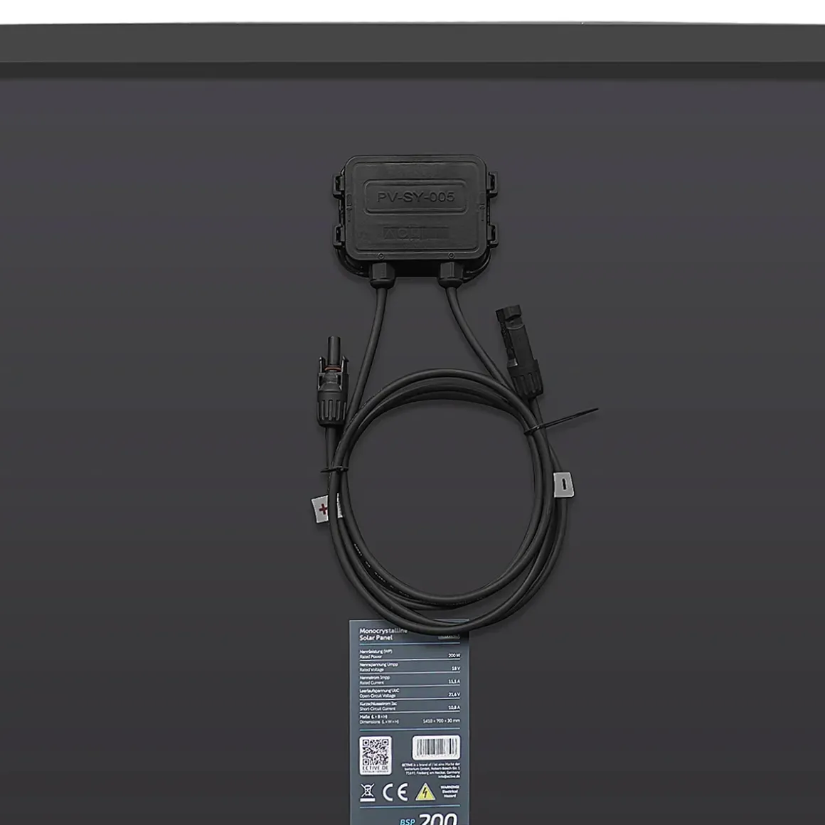 ECTIVE BSP 200 Black Monokristallin Solarmodul
