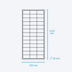 ECTIVE BSP 120  Monokristallin Solarmodul 120W