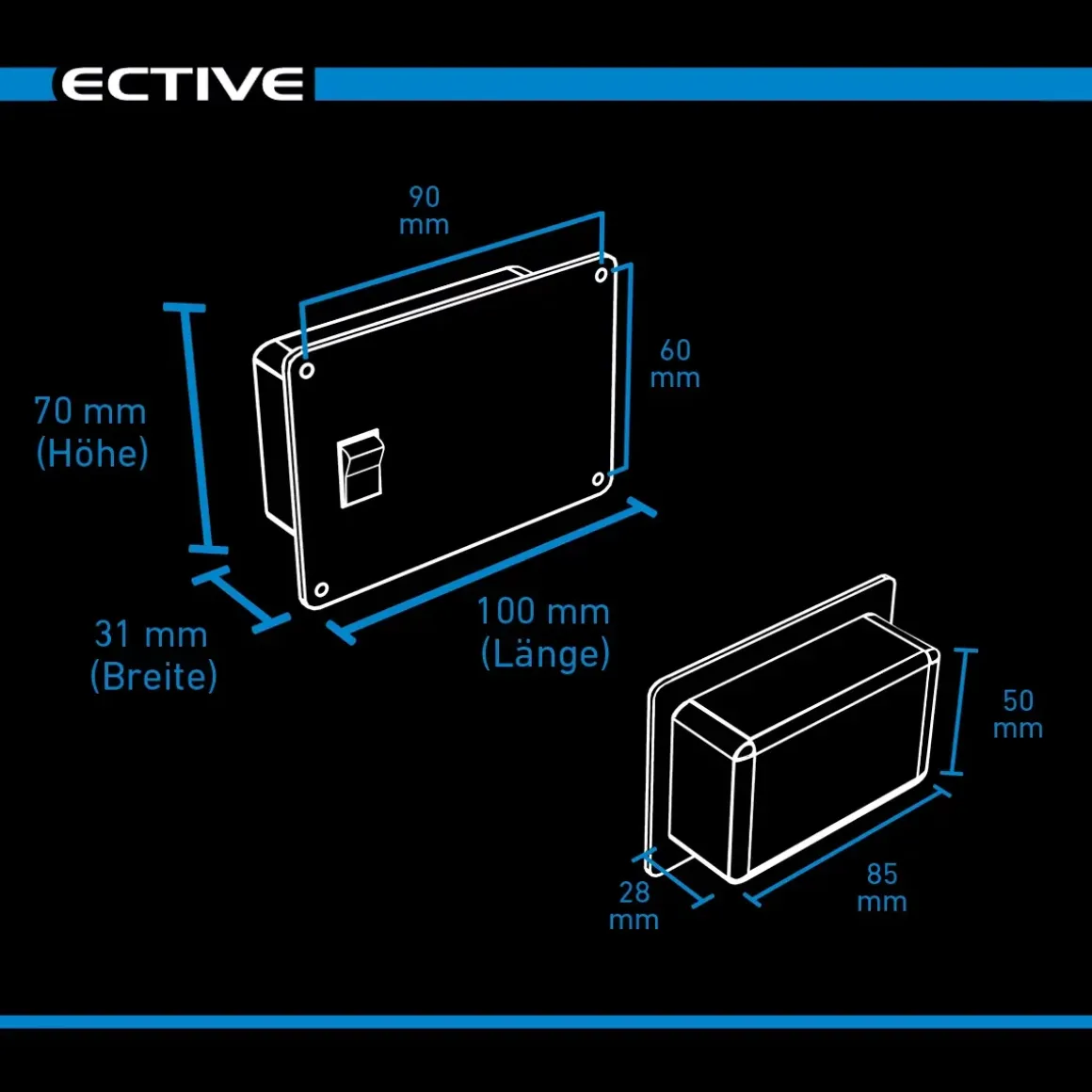 Ective Fernbedienung RC3